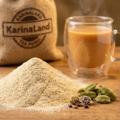 تصویر چای کرک هل (فوری) – عطر اصیل و بافت خامه‌ای (شیرچای عربی) قیمت چای کرک اصل، پودر شیرچای هل دار، چای کرک دوبی، نوشیدنی گرم با طعم هل، چای فوری شیرین و غلیظ، خرید کرک زعفرانی و هل.