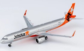 تصویر ماکت هواپیما ایرباس 321 نئو جت استار | JC Wings 1:400 Airbus A321neo Jetstar Airlines 