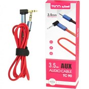 تصویر کابل صدا 1 به 1 با طول 1M تسکو TC-90 TSCO TC 90 3.5mm Audio Cable 1m