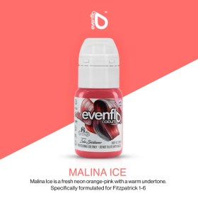 تصویر رنگ اونفلو 15 میل مالینا آیس | evenflo 15 ml malina ice 