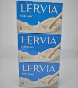تصویر صابون شیر لرویا وزن ۹۰ گرم بسته ۶ عددی 
