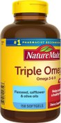 تصویر قرص امگا 3-6-9 Triple Omega نیچر مید(۱۸۰عددی) Nature Made Nature Made. Triple Omega Omega 3-6-9