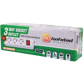 تصویر چند راهی برق (چهارخانه) بهداد الکتریک مدل پارس 