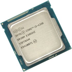 تصویر پردازنده تری اینتل مدل آی تری 4330 استوک Core i3-4330 3.5GHz LGA 1150 Haswell TRAY CPU