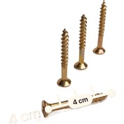 تصویر پیچ چوب 1.5 در 8 آهنی ضخیم vip الوان 1.5 * 8 wood screws