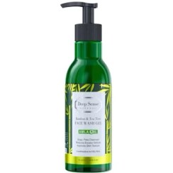 تصویر ژل شستشو صورت دیپ سنس درخت چای و بامبو Deep Sense Gel Face Wash For Oily Skin 250ml