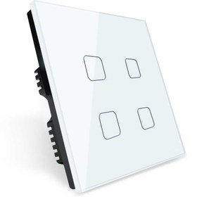 تصویر کلید لمسی چهار پل هوشمند تویا مدل EG4 