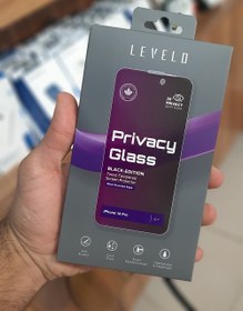 تصویر محافظ صفحه نمایش لولو پروایسی مدل 14PRO GLASS PRIVACY LEVELO 14PRO