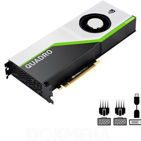 تصویر کارت گرافیک پی ان وای مدل NVIDIA Quadro RTX 8000 NVIDIA Quadro RTX 8000 48GB GDDR6 Graphics Card