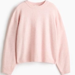 تصویر پلیور بافت صورتی زنانه اچ اند ام H&amp;M 