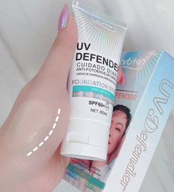 تصویر کرم ضد آفتاب رنگی ( کرم پودری ) آرت اسکین مدل UV defender spf60 