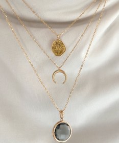 تصویر گردنبند ماه مینمال 