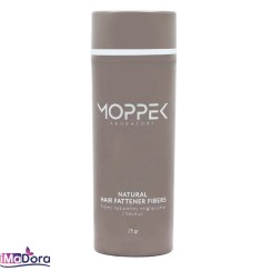 تصویر پودر پرپشت کننده موی Moppek Walnut Hair Fibers Powder 25gr