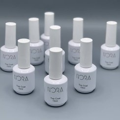 تصویر تاپ کت نورا ۱۵ میل | خشک‌کن سریع، براقیت‌دهنده و محافظ لاک ناخن 