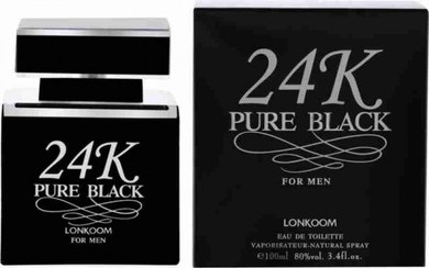 تصویر عطر ادکلن مردانه پور بلک 24 لونکوم LONKOOM PURE BLACK 24 