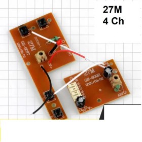 تصویر برد ماشین کنترلی رادیو ماشین 27 مگا هرتز 4.5 ولت 