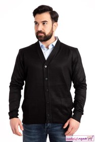 تصویر خرید اینترنتی ژاکت بافتی خاص مردانه برند Mutlu City رنگ مشکی کد ty73424036 