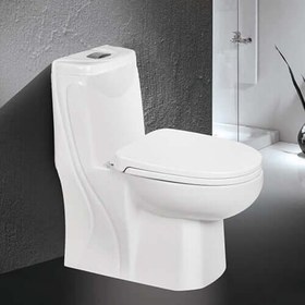 تصویر توالت فرنگی مروارید مدل دیاموند Morvarid Diamond toilet