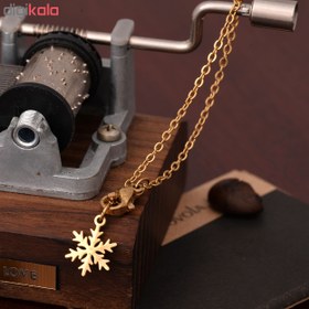 تصویر آویز ساعت طرح برف کد AS1027 