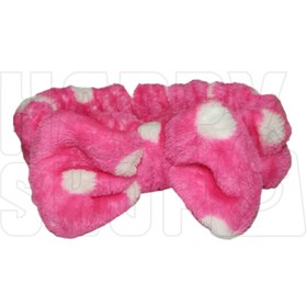 تصویر هدبند حوله ای طرحدار 