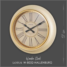 تصویر ساعت دیواری چوبی مدل HALLENBURG کد W-8032 