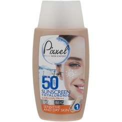 تصویر ضدآفتاب رنگی پوست خشک تا نرمال پیکسل - ۲ Colored sunscreen Dry to normal skin pixel