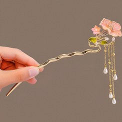 تصویر کانزاشی فلزی گل شیپوری برند زایا اویز دار 