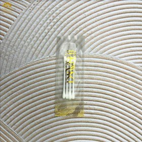 تصویر پک گوش پاک کن با سلفون مات و لوگوی طلاکوب 