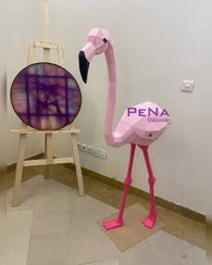 تصویر مجسمه دکوراتیو فلامینگو Flamingo Decorative Sculpture