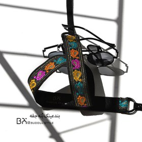 تصویر بند عینک بته جقه مشکی 