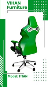 تصویر صندلی گیمینگ ویهان Titan-1- روکش ترکیبی چرم نیمه چیریک و چرم ساده Vihan Gaming chair