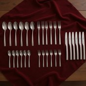 تصویر سرویس قاشق و چنگال ناب استیل مدل Felorance ۳۰ پارچه 