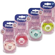 تصویر پستانک ارتودنسی کیوتی 0 تا 6 ماه مایا Maya Cutie Orthodontic Pacifier 0 6 m