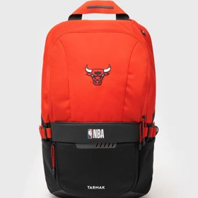 تصویر کوله پشتی بسکتبال تارمک / تیم بولز - 25 لیتری - دکتلون Tarmak NBA BULLS Basketball Backpack - 25 L - Red 