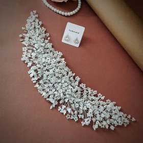 تصویر ریسه خلیجی عروس با متریال اصل 