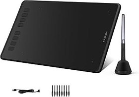 تصویر HUION H950P Graphics Drawing Tablet 8192 Pen Pressure Levels with Tilt Eco-Friendly Battery-Free Stylus 