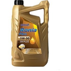 تصویر روغن موتور ایرانول رونیا پلاس ۵ لیتری ۵W30 SN 