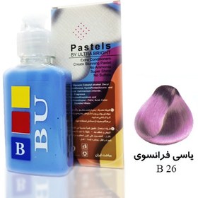 تصویر رنگ فانتزی ژله ای بیو یاسی فرانسوی 26 color shock shampoo BU 