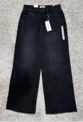 تصویر شلوار لی زنانه مدل بگ مشکی 