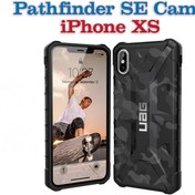 تصویر گارد ضد ضربه آیفون XS طرح استتار مارک UAG 