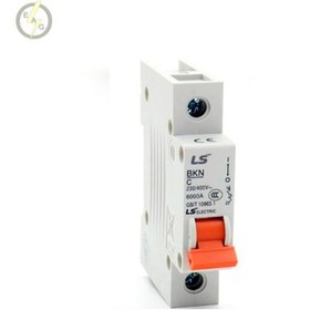 تصویر کلید فیوز مینیاتوری تک پل LS مدل BKN1PB/C ظرفیت ۲۵ آمپر 