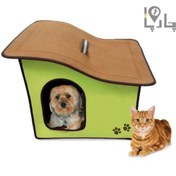 تصویر لانه سگ و گربه پت Ypet همراه سقف تاشو سبک و مقاوم 
