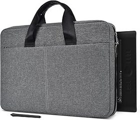 تصویر CaseDeer Drawing Tablet Sleeve Carrying Bag for XP-Pen Artist13.3 Pro 13.3 Inch, Huion KAMVAS Pro 13 GT-133/ Huion Inspiroy Q11K/ Inspiroy H1161, Space Grey 