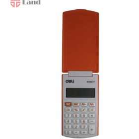 تصویر ماشین حساب جیبی دلی 8 رقم مدل DELI E39217 8-digit DELI E39217 pocket calculator