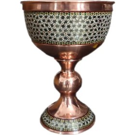 تصویر سنگاب مس و خاتم‌ 24 سانت 