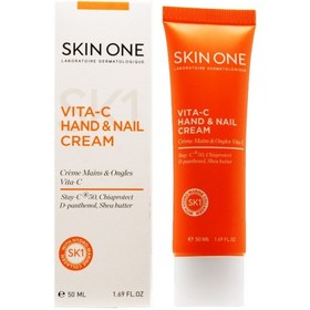 تصویر کرم دست و ناخن مدل Vitamin C حجم 50میلی لیتر اسکین وان Skin One Vitamin C Hand And Nail Cream 50ml