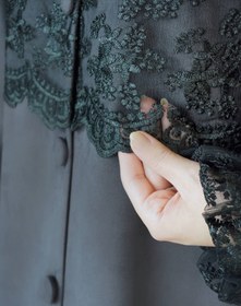 تصویر مانتو سوییت طوسی ۲۹۶ 