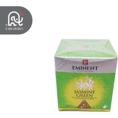 تصویر چای کیسه ای امیننت با طعم گل یاس Eminent Tea Bag jasmine green 40 gr