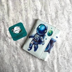 تصویر کیف پول دخترانه فانتزی طرح کرومی 