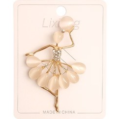 تصویر گل سینه لباس طرح رقص باله 